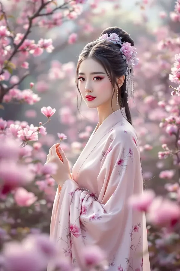 藤影长歌 - 蜜桃影视 古装剧集藤影长歌海报,紫藤花架下身着古装的优雅人物